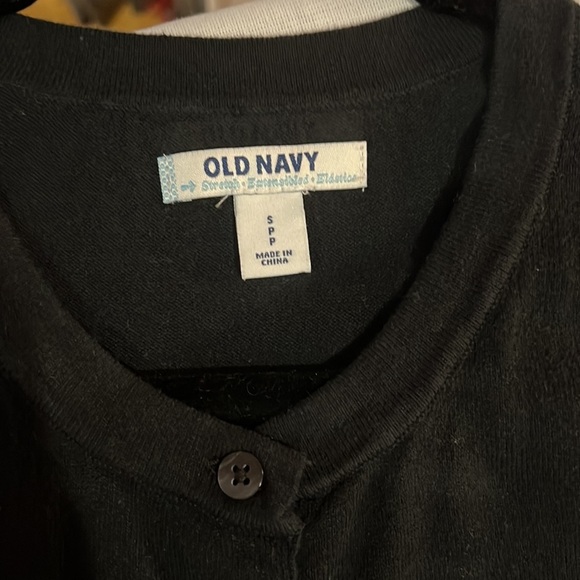 Women’s Black Old Navy Cardigan Size Small - Picture 3 of 8